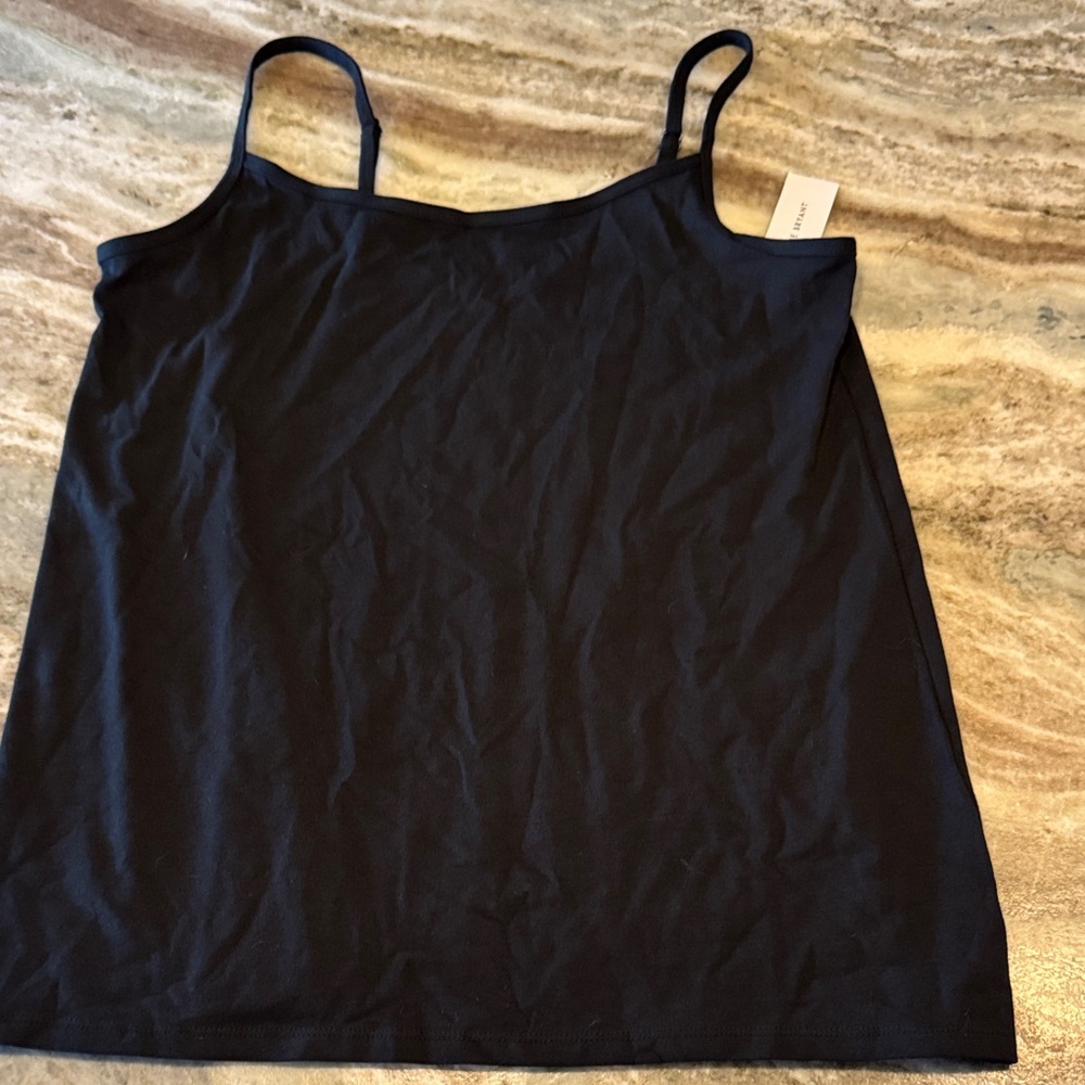 Lane Bryant Black Tank Top with Spaghetti Straps